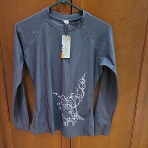 Womens Gray Rash Guard